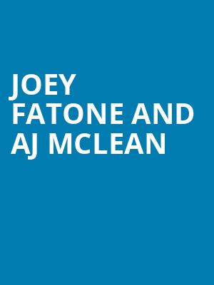Joey Fatone and AJ McLean, Orpheum Theatre, Omaha