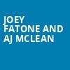 Joey Fatone and AJ McLean, Orpheum Theatre, Omaha