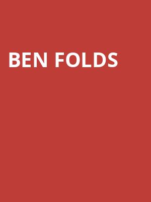 Ben Folds, Holland Performing Arts Center Kiewit Hall, Omaha
