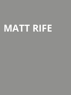 Matt Rife, Steelhouse, Omaha